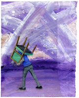 Dana Smith painting titled Moving Man