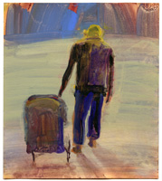 Dana Smith painting titled Traveler 2016